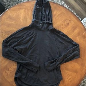 Lululemon pullover jacket hooded funnel neck